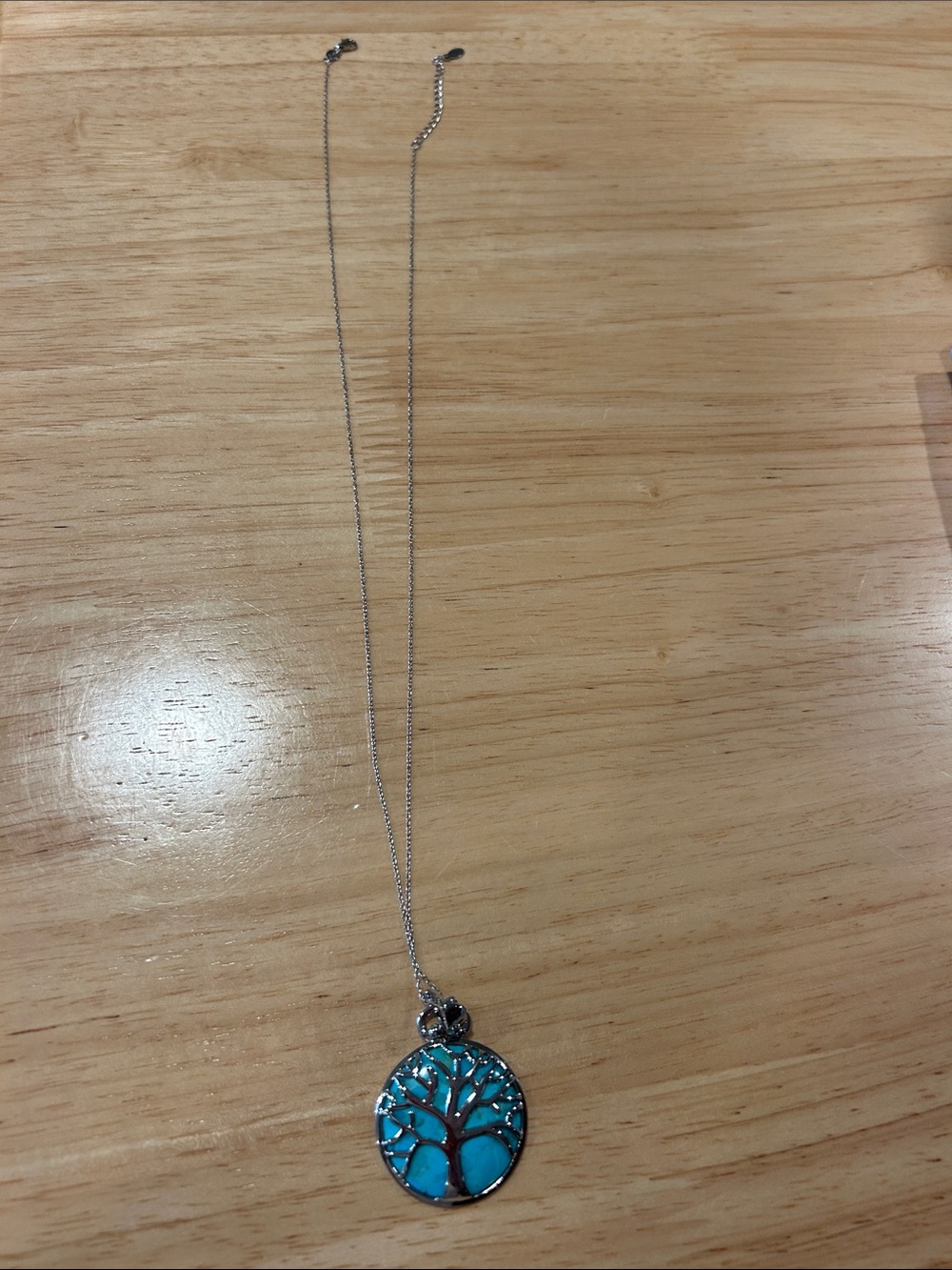Park Lane Turquoise Tree of Life Pendant Necklace